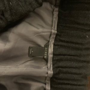 Jcrew grey wool skirt
